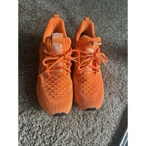 TSIODFO New Fashion Mens Orange Lace-Up Low Top Sneaker Shoes Eur 40